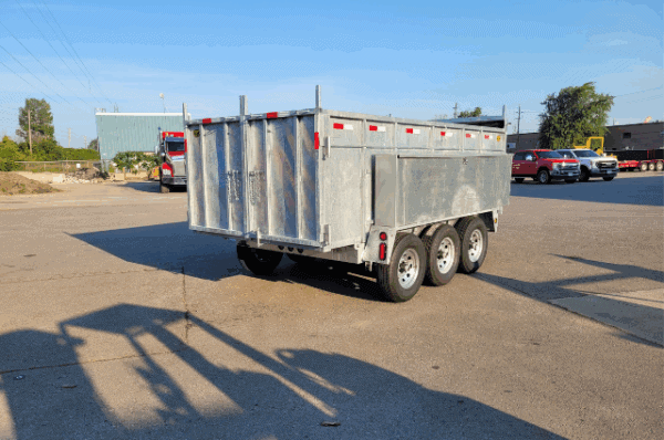 HEAVY DUTY DUMP TRAILER - 76″ x 16′ - 10 Ton - Tri Axel - Image 2