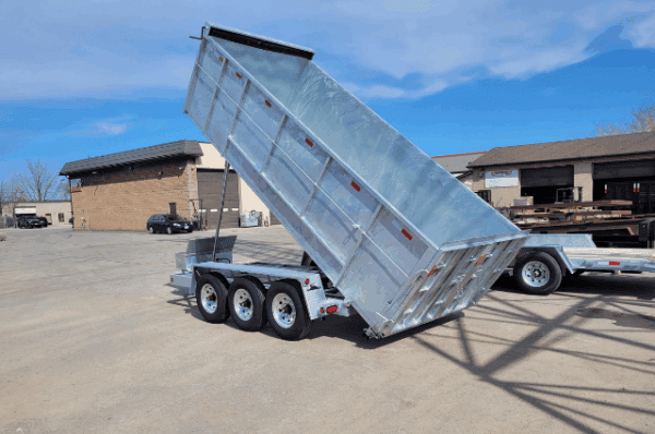 HEAVY DUTY DUMP TRAILER - 76″ x 16′ - 10 Ton - Tri Axel - Image 7