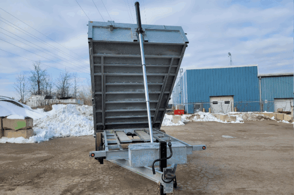 HEAVY DUTY DUMP TRAILER - 96″ x 14′ - 10 Ton - Tri Axel - Deckover - Image 5