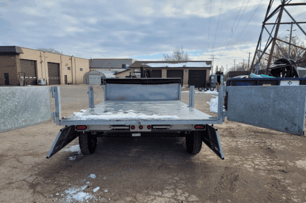 HEAVY DUTY DUMP TRAILER - 96″ x 14′ - 10 Ton - Tri Axel - Deckover - Image 3